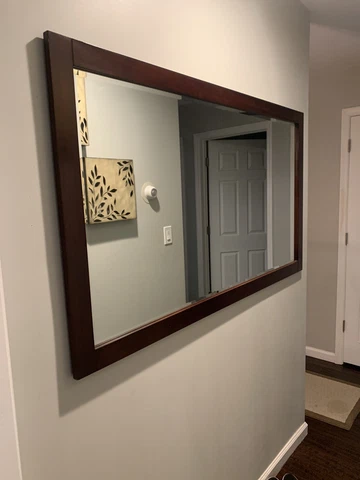 Cherry wood wall mirror Cover