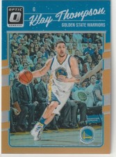 2016-17 Panini Donruss Optic Orange Holo Prizm #136 Klay Thompson /199 GSW