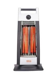 Stufa Stufetta Elettrica al Carbonio da Pavimento Alogena Oscillante 450 900 W - Foto 1 di 2
