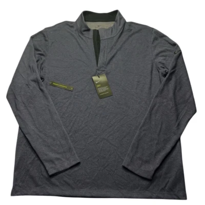 Nuevo con etiquetas Pullover Nike Dri Fit Ajuste Estándar 1/4 Cremallera Para Hombres Ciruela Oscura Golf Preppy Foto 1 de 4