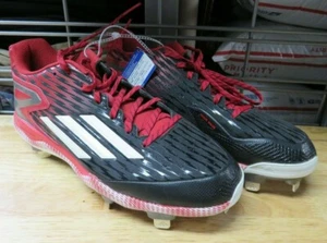 Adidas Adizero Afterburner niedrige Baseballstollen Herren 11 SPG 753001 rot schwarz - Bild 1 von 11
