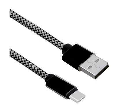 USB C Short Cables 30cm, Fast Charging Braided USB A to Type C 2.0 Charger Cords - Image 1 of 4