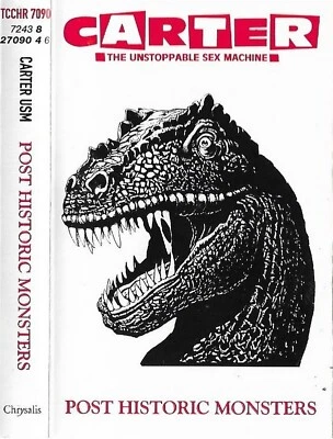 Carter USM  ‎Post Historic Monsters CASSETTE ALBUM  Indie Rock - Image 1 of 4