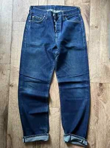 LEVI'S 501XX BIG E SELVEDGE RED LINE Denim Jeans W31 L36 90s Made In USA 555 - Picture 1 of 10