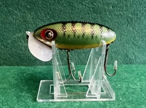 Vintage Fred Arbogast Jitterbug Fishing Lure, Perch, 5/8 Oz - Picture 1 of 7