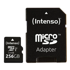 Intenso Micro SDXC Karte 256GB Speicherkarte UHS-I Premium 90MB/s Class 10 bulk - Bild 1 von 1