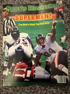 SPORT ILLUSTRIERTE Super Bowl XX CHICAGO BEARS Ausgabe - 3. Februar 1986 - SCHÖN! - Bild 1 von 17