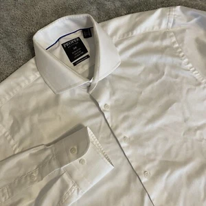 Proper Shirtings 100% reine Baumwolle Hemd gespreizter Kragen Fassmanschette 16 1/2 32-33 - Bild 1 von 7