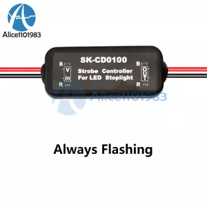 Universal Flash Strobe Controller Flasher Module For Car LED Brake Stop Light US - Picture 1 of 5