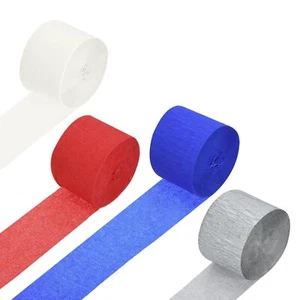 Crepe Paper Roll 8 Rolls 656ft Crepe Paper Streamers for Party Streamer Decor... - Picture 1 of 6