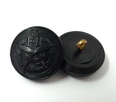 Véritable British Army Reines Gurkha (Logistique) Production Robe Noir Boutons - - Photo 1/4