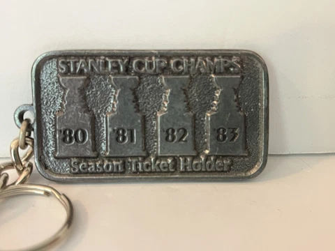 NEW YORK ISLANDERS Stanley Cup Champs Season Ticket Holder Key Chain 1980-83 84? Cover