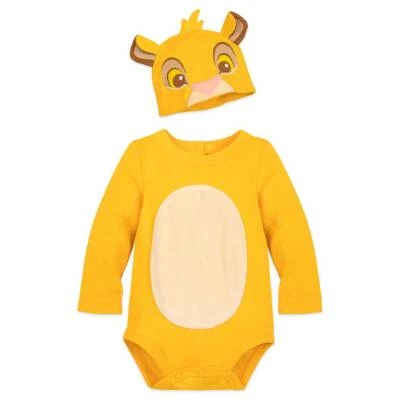 NWT Disney Store Simba Baby Costume Bodysuit Hat Mitten The Lion King Lion Guard - Image 1 of 4