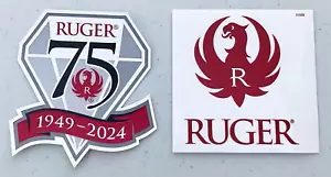 (2) RUGER DECAL STICKERS 2025 SHOT SHOW NEW AUTHENTIC - Picture 1 of 2