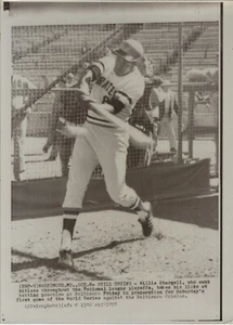 Original AP 1971 Willie Stargell Pittsburgh Pirates HOF Type 3 Press Wire Photo - Picture 1 of 1