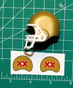 Dos Equis XX Beer Custom Diecut Football Gumball Helmets Decals & Gold Helmet - Picture 1 of 3