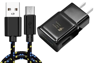 6ft USB Cable Fast Home Charger Quick Power Adapter for Cell Phones - Picture 1 of 7