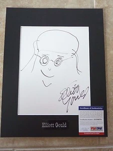 ELLIOTT GOULD Mash Radar Firmado Autografiado Enmarañado 11x14 Boceto Certificado PSA - Imagen 1 de 4