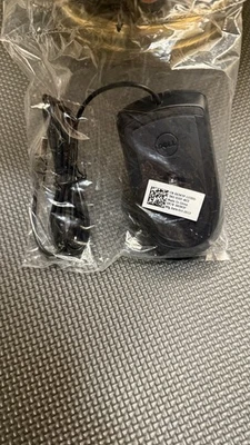 Dell Optical Mouse OEM Wired USB MS116T1 Black with Scroll New In Packaging - Image 1 of 3