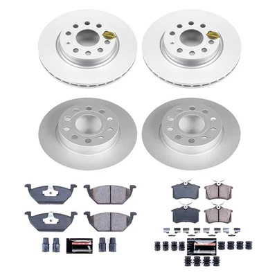 PowerStop CRK7242 Brake Kit For Volkswagen Jetta 2013-2015 Front Rear Foto 1 de 4