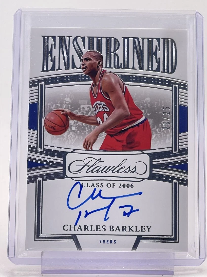 Revolution Charles Barkley Auto サイン　NBA Charles Barkley Autographed Basketball Original Trading Cards