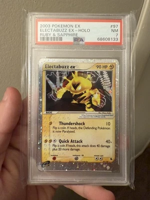 2003 Pokemon Ex #97 Electabuzz EX - Holo  Ruby & Sapphire - PSA 7 NM - Image 1 of 2