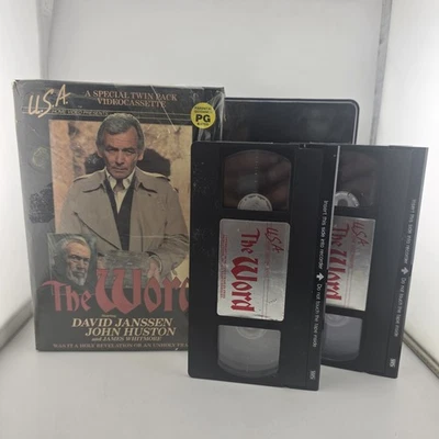The Word Mini Series VHS 2-Tape Continental Video 1984 Shrink Oversized Big Box - Image 1 of 4