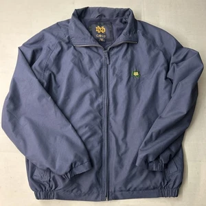 Notre Dame Fighting Irish "Gold" Collection Jacke XL Navy Windbreaker Shamrock - Bild 1 von 7