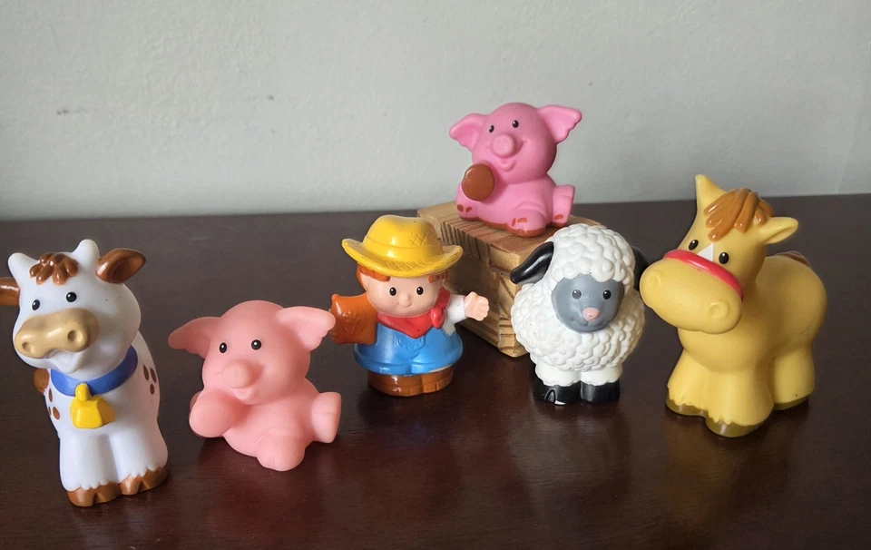 Fisher Price Little People Farm Animals + Farmer - Image 1 of 1