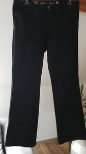 Schwarze Damen Jeans Hose s.Oliver Gr. 44 Extra Lang Smart Bootcut 44/34 - Bild 1 von 5