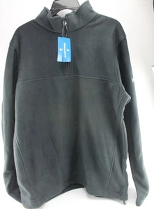 Columbia Men's L Cold Weather Steens Mountain Fleece Jacket Black - Picture 1 of 2