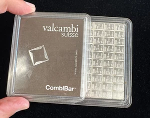 Valcambi Suisse Combibar 100 x 1g - 100 Gramm .999 Silber - Bild 1 von 4
