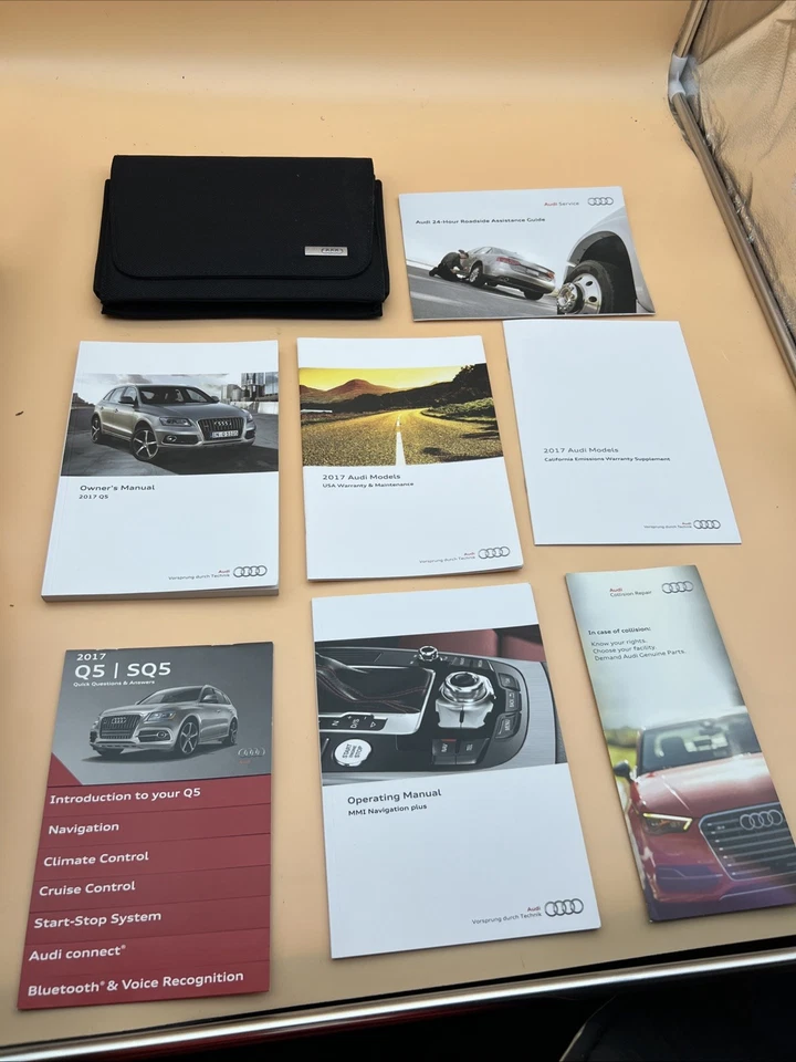 2017 AUDI Q5 Owners Manual,warranty,supplements, Navigation, Case Included - Image 1 of 4