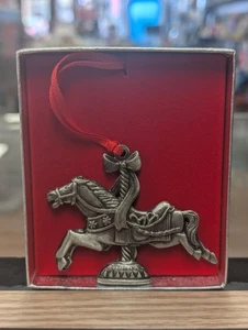 Wallace Silberschmiede Zinn Karussell Pferd Ornament kostenloser Versand! - Bild 1 von 7