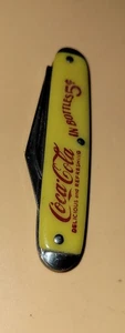Vintage Werbung Coca Cola in Flaschen 5c Taschenmesser Made in USA - Bild 1 von 7