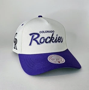 Mitchell & Ness Colorado Rockies Hat Trick Pro Pinch Adjustable Hat - Picture 1 of 5