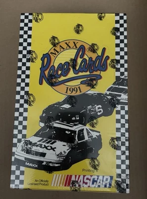 1991 Maxx Race Cards NASCAR Trading Cards Factory Sealed Box 36 Packs - Image 1 of 3