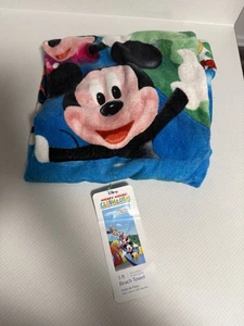 Disney Mickey Mouse Clubhouse Beach Towel 30 by 60 100% Cotton - Picture 1 of 6