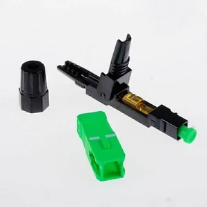 10PCS SC APC fFiber Optic SC APC Connector SC APC FTTH Fiber Optic Connector - Photo 1/11