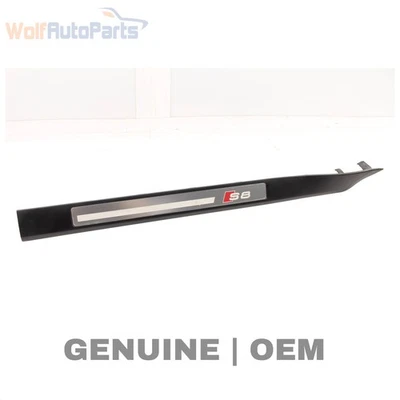 AUDI A8 QUATTRO 2004-2010 - ALFÉIZAR DE PUERTA TRASERO IZQUIERDO S8 / placa de desgaste 4E0853995F Foto 1 de 4