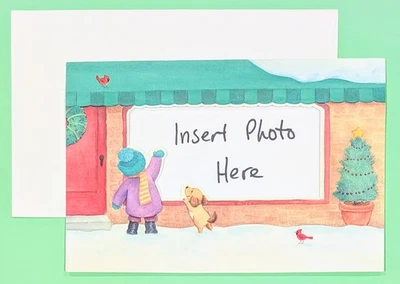 Set/10 Christmas Photo Cards Frame Mat MAY ALL YOUR CHRISTMAS DREAMS COME TRUE! - Image 1 of 4