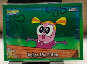2025 Topps Cromo Bob Esponja “Helen el Felón” #170 Kelp Green Refractor - Imagen 1 de 2