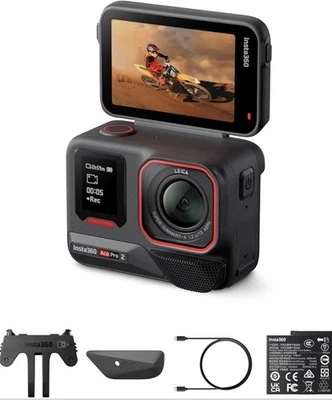 Insta360 Ace Pro 2 60FPS 8K Ultra HD 25,4 / 1,3 mm (1 / 1.3") Wi-Fi 935428 - Immagine 1 di 4