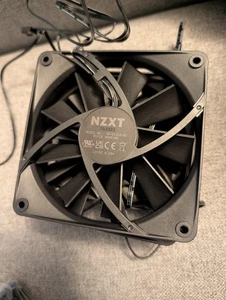 x3 NEW NZXT 120mm Fans 3. Model RF-Q12CR-B1 (NEVER USED) From NZXT H6 Flow - Picture 1 of 2