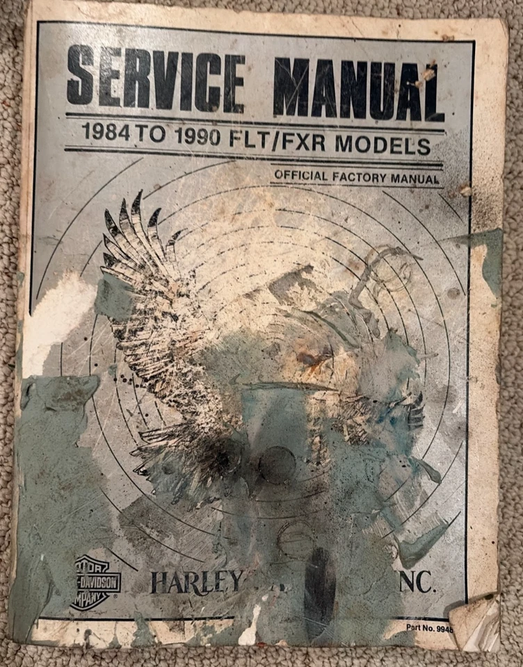 Harley-Davidson Modelos FLT/FXR Manual Oficial de Servicio de Fábrica 1984-1990 - Usada Foto 1 de 2