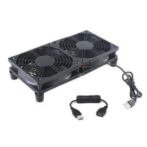 USB Powered Fan for Electronics Cooling with Switch Cable Prevent Overheating - Afbeelding 1 van 10