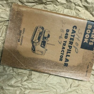 CATERPILLAR CAT DOZER BULLDOZER D4 D4D MANUAL DE PIEZAS 20J - Imagen 1 de 1
