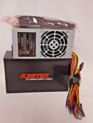 Kentek TFX 300 Watt Power Supply AC Input 100/240V 20+4, SATA,MOLEX,4PIN,FLOPPY - Image 1 of 4