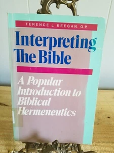 INTERPRETING BIBLE-POPULAR INTRO BIBLICAL HERMENEUTICS-KEEGAN.1985 PB ExLib*TH25 - Bild 1 von 6