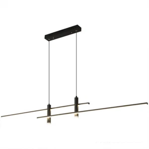 Modern Linear Hanging Ceiling Light Island Light LED Pendant Light for Kitchen - Picture 1 of 6